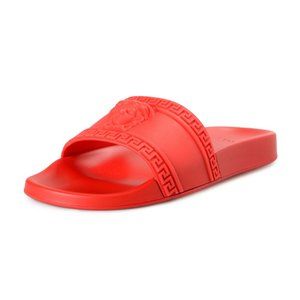 Versace Men's Medusa Head Rubber Flip Flops Shoes